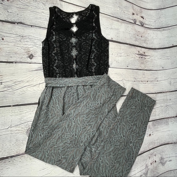 ANTHROPOLOGIE ELEVENSES lace medley jumpsuit, size 2 - Picture 6 of 16